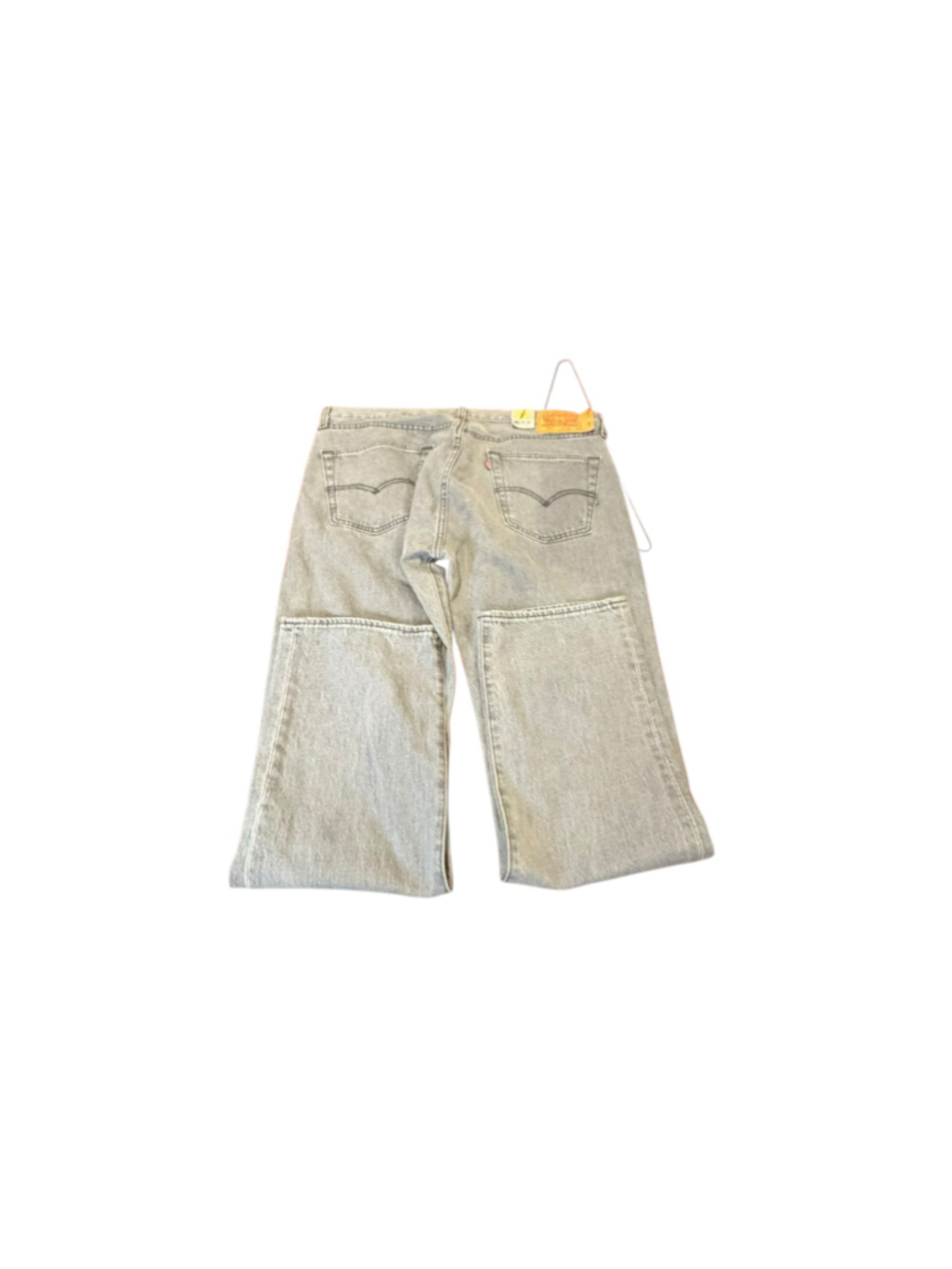 Men's Levi's 501 Original Fit Jeans Grey Waist 36 x 32 - Picture 4 of 5